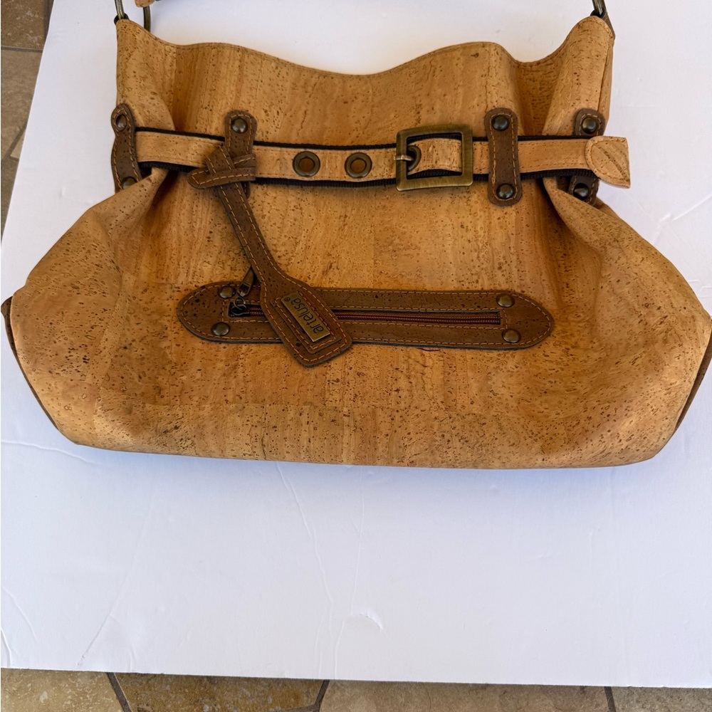 ARTELUSA Natural Cork Bag, Made in Portugal - Rare - Never Used
